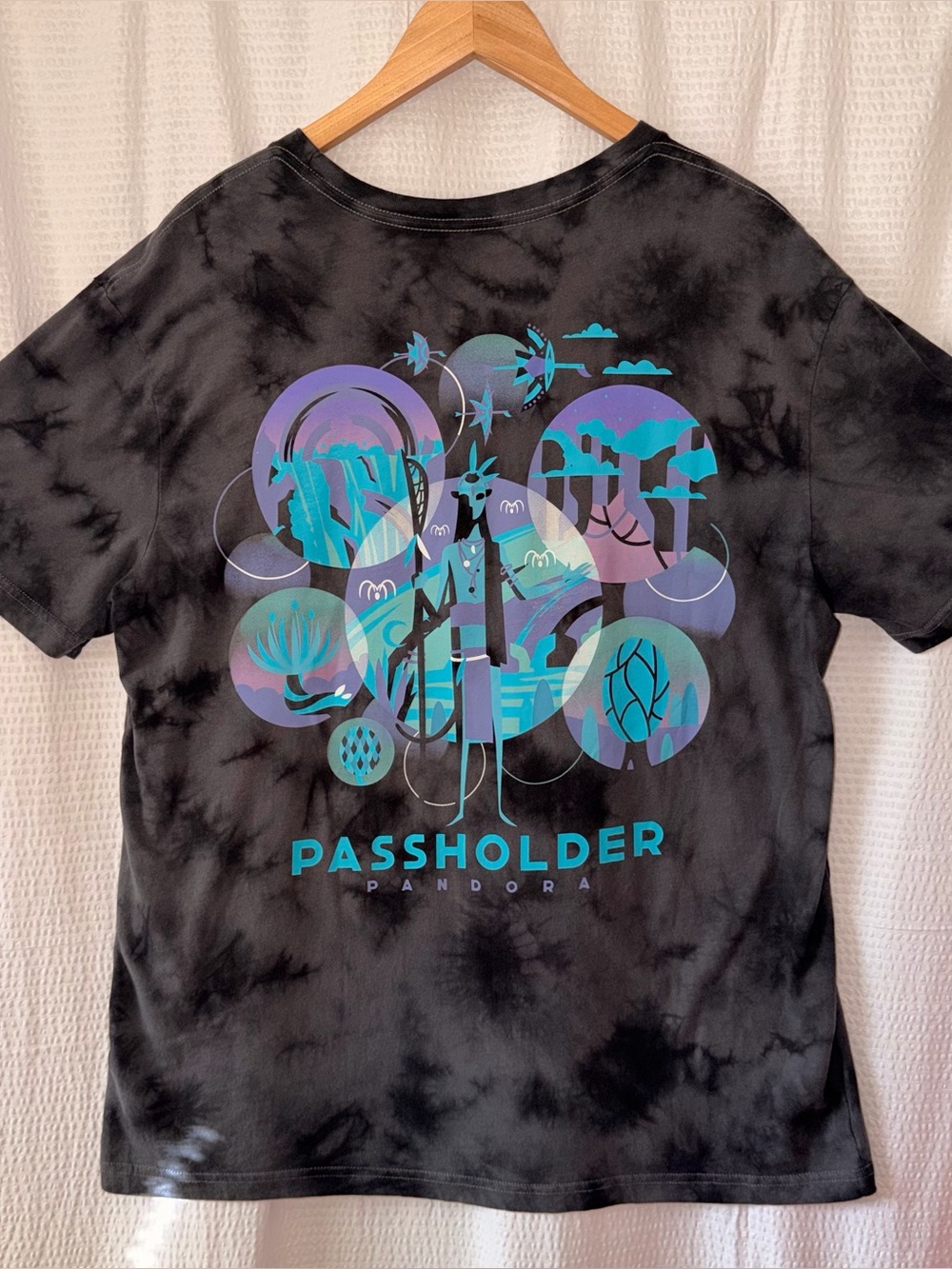 Disney Parks Pandora World of Avatar Tie Dye Shirt Passholder XL Graphic Tee